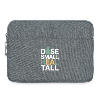 Certified Clinical Micro-Dose Specialist Apparel  - Laptop bag 15" - heather grey - Front