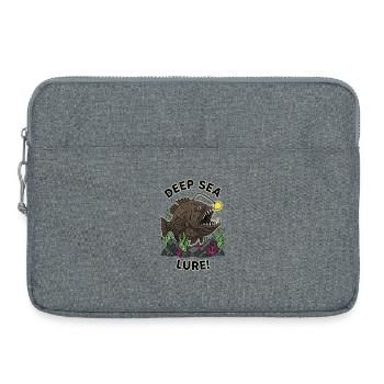 Abyssale Angelfische, Tiefseeköder-Humor - Laptoptasche 15" - Grau meliert - Vorne