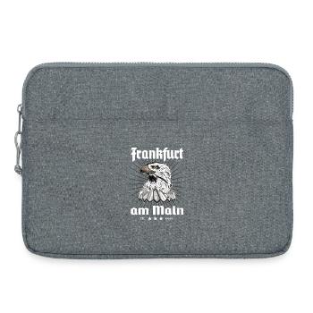 Armoiries de l’aigle de Francfort-sur-le-Main - Sacoche pour ordinateur portable 15 pouces - gris chiné - Devant