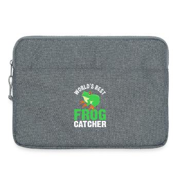 Tree Frog Frog - Laptop bag 15" - heather grey - Front