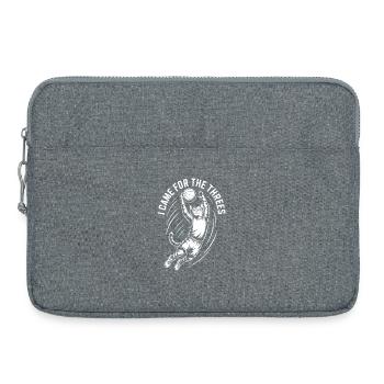 cat shoot ball - Laptop bag 15" - heather grey - Front