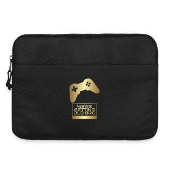 We're getting old, brother gamer - Laptop bag 15" - black - Front
