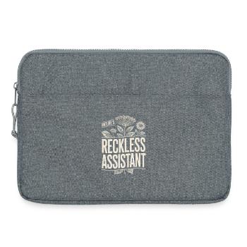 Der rücksichtslose Assistent der Natur - Laptoptasche 15" - Grau meliert - Vorne