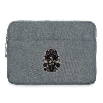 My Comfort Zone - Gothic  - Laptoptasche 15" - Grau meliert - Vorne