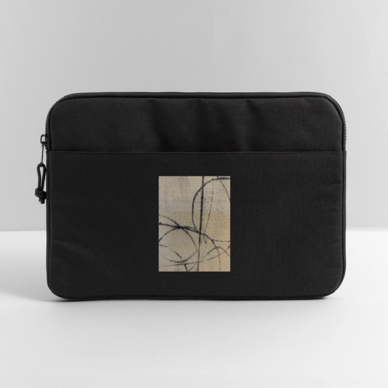 Abstrakte Kunst auf Pullover Laptoptasche 15"