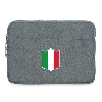 Italie - Sacoche pour ordinateur portable 15 pouces - gris chiné - Devant