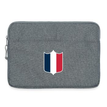 France - Sacoche pour ordinateur portable 15 pouces - gris chiné - Devant
