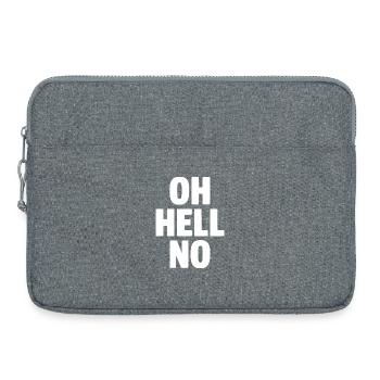 Oh, auf keinen Fall - Laptoptasche 15" - Grau meliert - Vorne