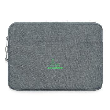 Exe ausführen Informatic Programming Geschenk - Laptoptasche 15" - Grau meliert - Vorne