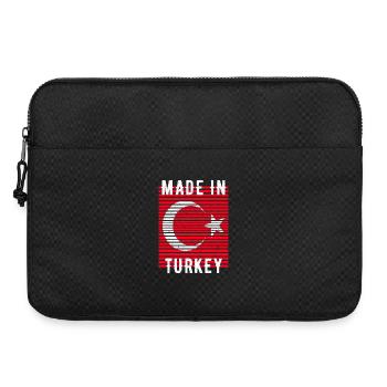 Made In Turkey Türkei Heimatland - Laptoptasche 15" - Schwarz - Vorne