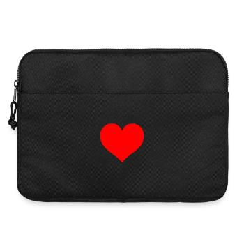 Herz - Laptoptasche 15" - Schwarz - Vorne