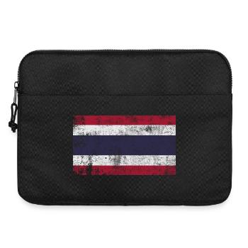 Flag Thailand Flag Grunge Retro Vintage - Laptop bag 15" - black - Front