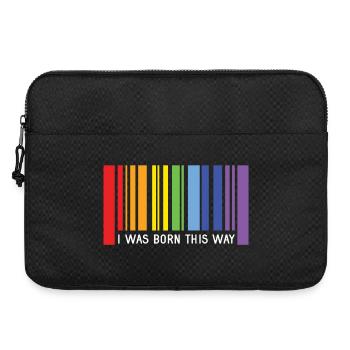 Pride Month LGBT - I Was Born This Way - Laptop bag 15" - black - Front