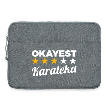 Durchschnittlicher Karateka - Laptoptasche 15" - Grau meliert - Vorne
