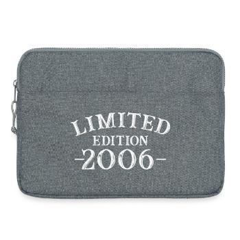 20 Years 2006 Vintage Birthday Gift - Laptop bag 15" - heather grey - Front