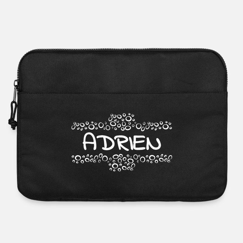 First name Adrien - Laptop bag 15" - black