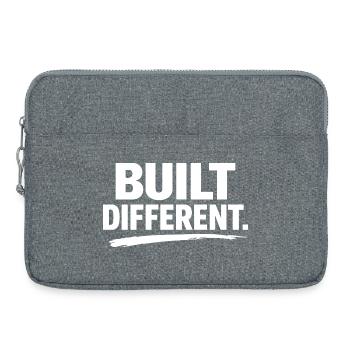 Anders gebaut - Laptoptasche 15" - Grau meliert - Vorne