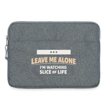 Anime-introvert Weeb Stubenhocker - Laptoptasche 15" - Grau meliert - Vorne
