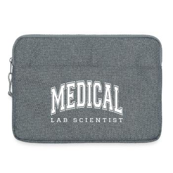 Medical Lab Scientist - Laboratory Tech - Laptop bag 15" - heather grey - Front