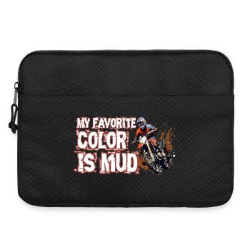 My favorite color is mud - Laptop bag 15" - black - Front