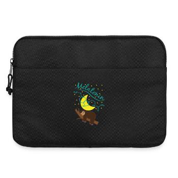 Süßes schlafendes Faultier mit Melatonin Formel - Laptoptasche 15" - Schwarz - Vorne