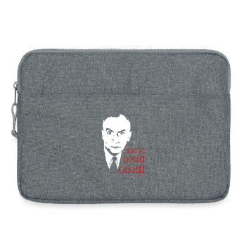 Nein Doch Ooh Spruch Motiv - Laptoptasche 15" - Grau meliert - Vorne