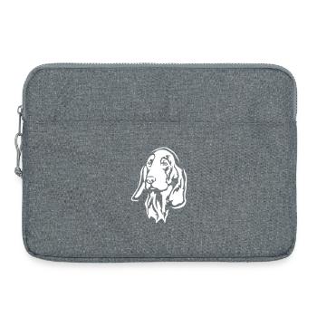Gr. anglo-francais Blanc et Orange "Black Edition" - Laptop bag 15" - heather grey - Front