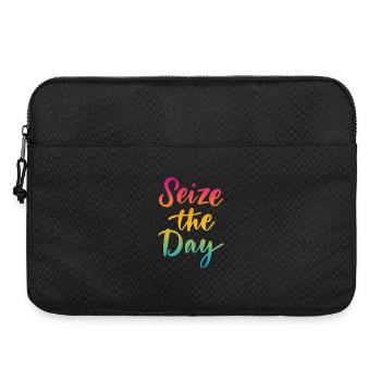 Nutze den Tag - Laptoptasche 15" - Schwarz - Vorne