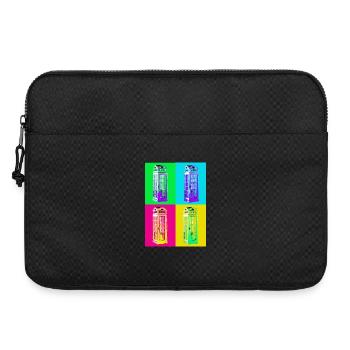 Multicolored Pop Art Phone Booth - Laptop bag 15" - black - Front
