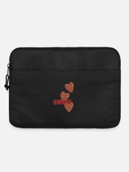 sweet hearts - Laptoptasche 15" - Schwarz