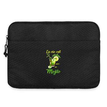 La vie est meilleure avec un Mojito - Sacoche pour ordinateur portable 15 pouces - noir - Devant