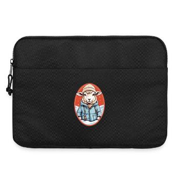 Süßes Schaf - Laptoptasche 15" - Schwarz - Vorne
