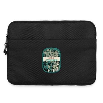 Captivating detail of the Jewish Museum, Berlin - Laptop bag 15" - black - Front