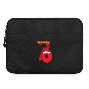 Seine-Maritime - Laptop bag 15" - black - Front