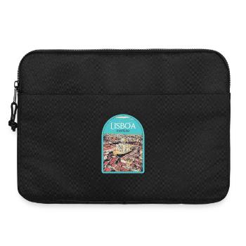 Pantheon-Distrikt von Lissabon, Portugal - Laptoptasche 15" - Schwarz - Vorne