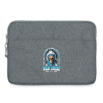 Indian Skull - Laptop bag 15" - heather grey - Front