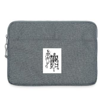 Skelett - Laptoptasche 15" - Grau meliert - Vorne