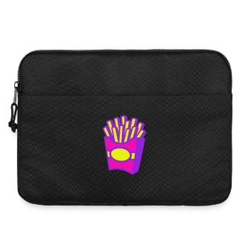 Frites Pop Art - Sacoche pour ordinateur portable 15 pouces - noir - Devant