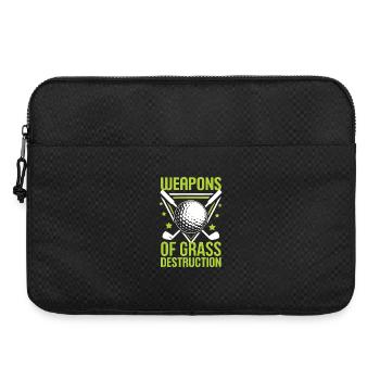 Golf - Armes de destruction de l’herbe - Sacoche pour ordinateur portable 15 pouces - noir - Devant