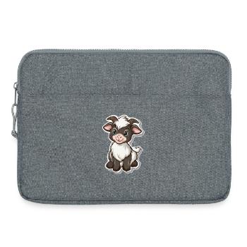 Goat - Laptop bag 15" - heather grey - Front