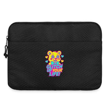 Glitch Up your Life! Motiv 2 - Laptoptasche 15" - Schwarz - Vorne