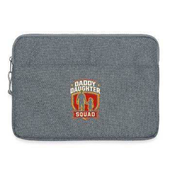 Daddy Daughter Squad Matching Vater Tochter - Laptoptasche 15" - Grau meliert - Vorne