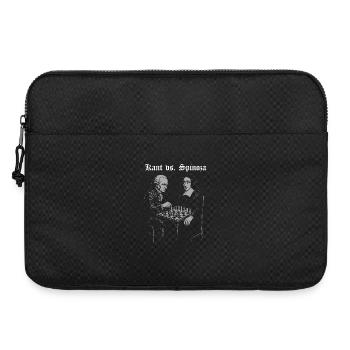 Kant vs Spinoza Playing Chess Design - Laptop bag 15" - black - Front