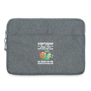 Podomètre? J’utilise le détecteur de mouvement - Sacoche pour ordinateur portable 15 pouces - gris chiné - Devant
