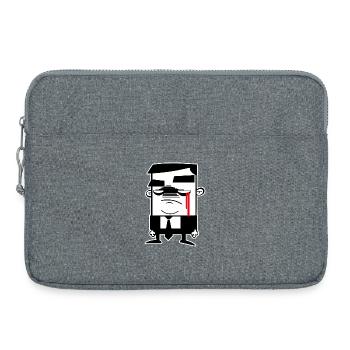 Hombre Grises: Anonym, Freiheit & Protest - Laptoptasche 15" - Grau meliert - Vorne