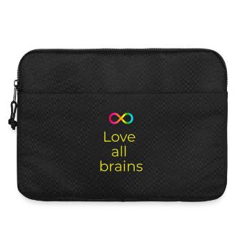 Love_all_brains - Laptoptasche 15" - Schwarz - Vorne