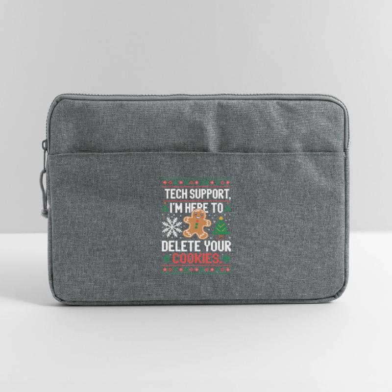 Tech Support Cookie Saying Laptop bag 15"