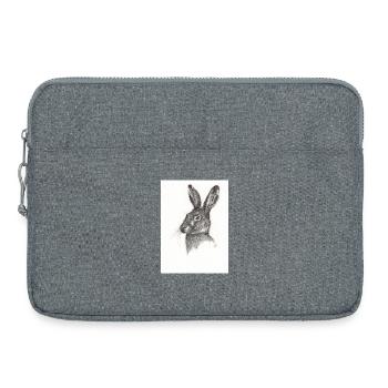 Pas juste un autre lapin - Sacoche pour ordinateur portable 15 pouces - gris chiné - Devant