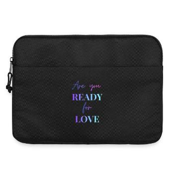 Are you ready for LOVE - Laptop bag 15" - black - Front