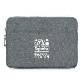 L’année 2026 des Légendes terminent la Realschule - Sacoche pour ordinateur portable 15 pouces - gris chiné - Devant
